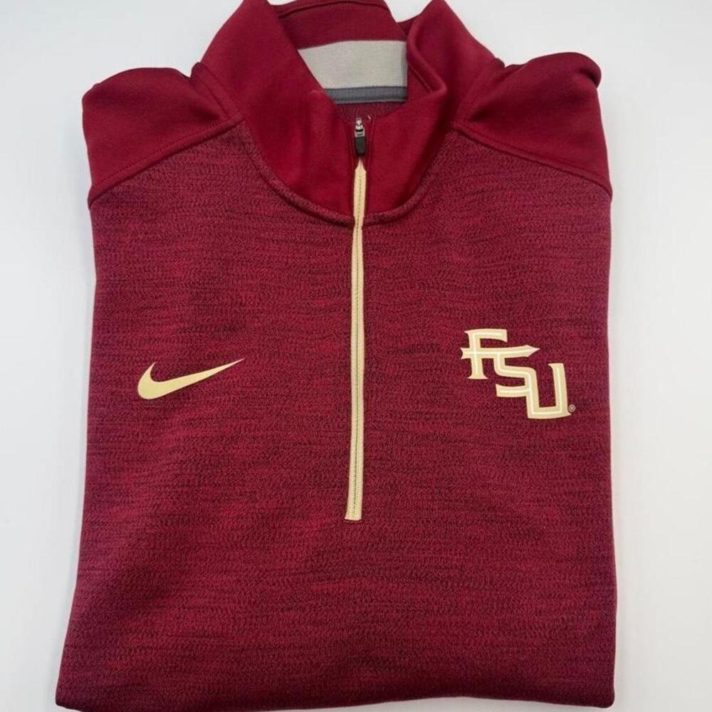 Nike Dri Fit Quarter Zip Florida state university size large